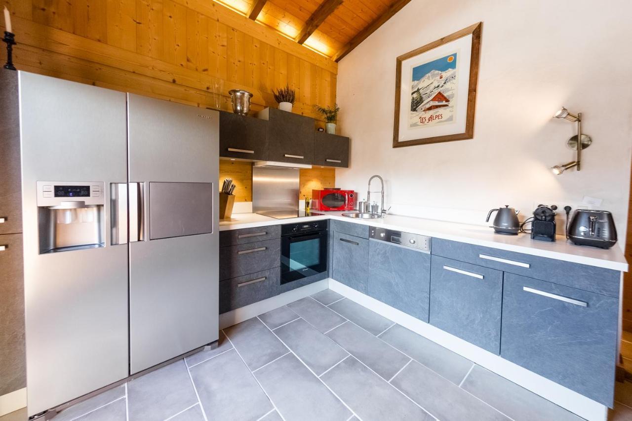 Close To The Village - Chalet 4 Bedrooms, Mont-Blanc View Межев Екстер'єр фото