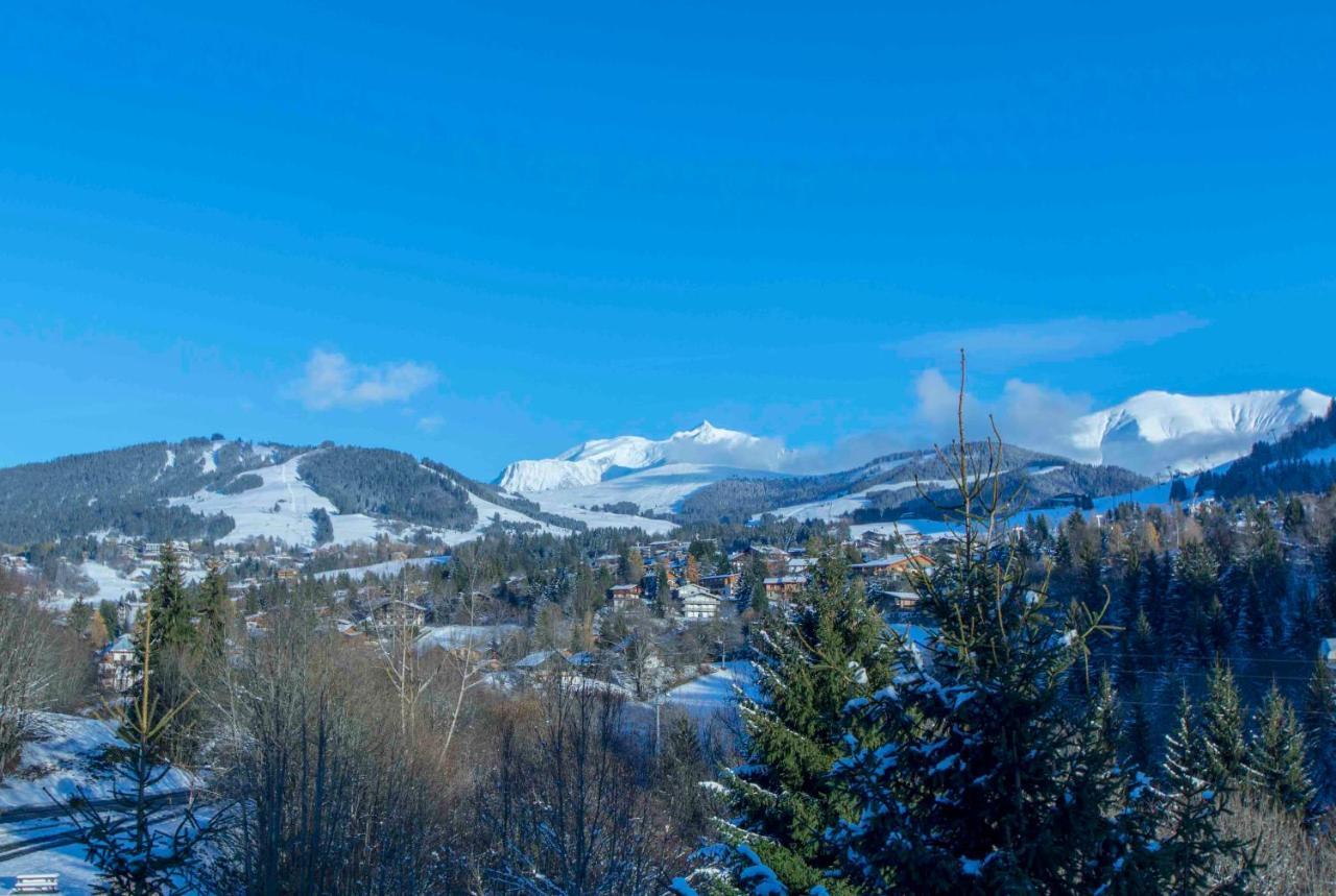 Close To The Village - Chalet 4 Bedrooms, Mont-Blanc View Межев Екстер'єр фото